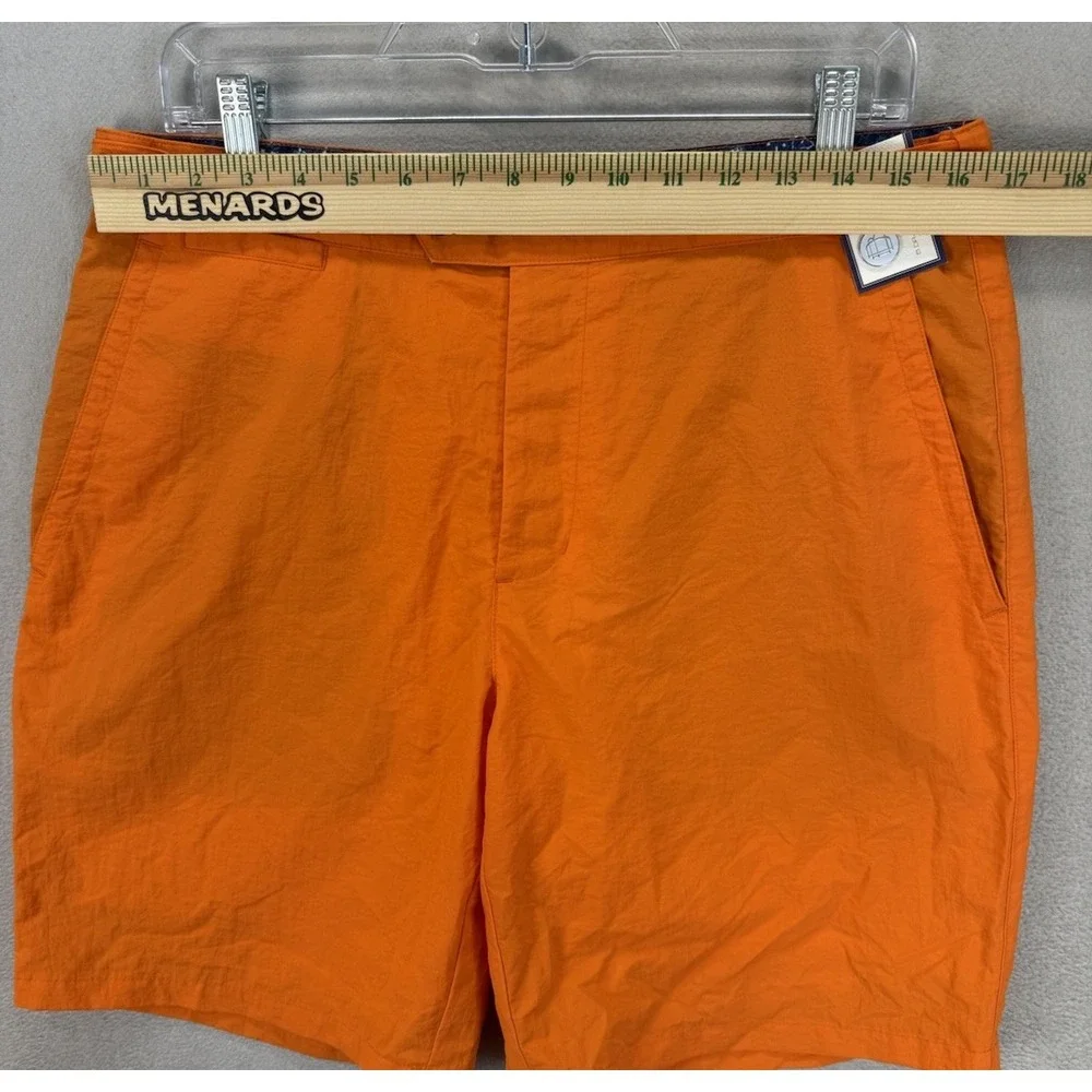 B Draddy Men's‎ Sz M Orange Mesh Lined Owen Outdoor Swim Trunk Shorts NWT